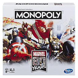 Edición coleccionista del 80 aniversario de Monopoly Marvel