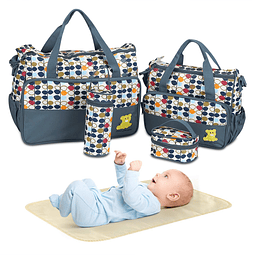 Juego de 5 bolsas para pañales - Bolsas de bebé para mamá (g