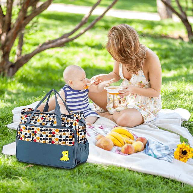 Juego de 5 bolsas para pañales - Bolsas de bebé para mamá (g