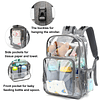 Mochila transparente para pañales para bebés, niñas y niños,