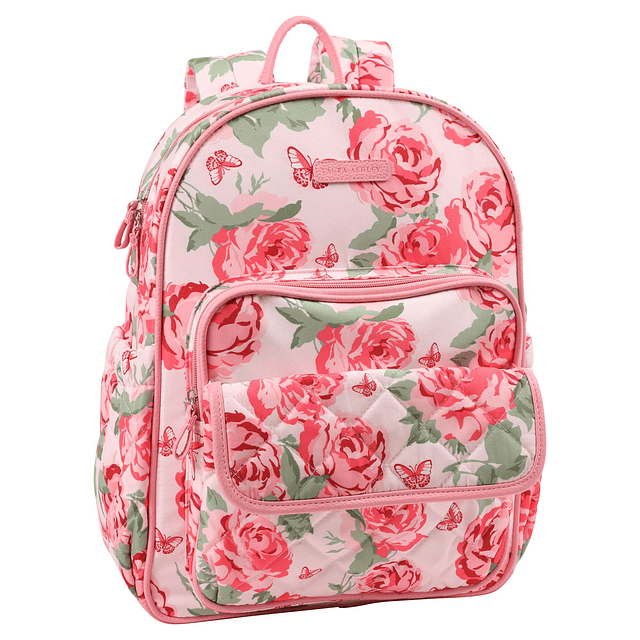 Mochila para pañales , estampado London Rose