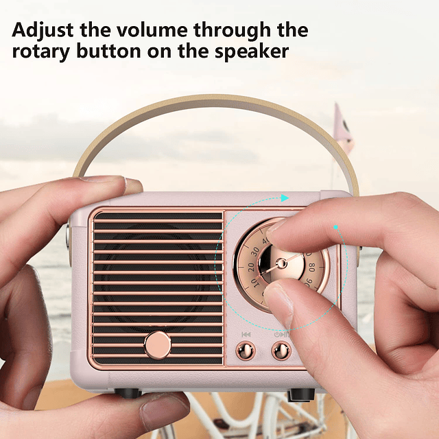 Altavoz Bluetooth Retro Mini Altavoz inalámbrico, Altavoz Bl