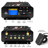 TJ4-Q 1000W Amplificador de 4 canales 4" Rango completo Impe