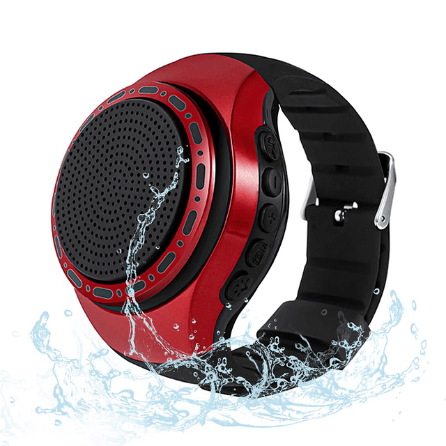 Reloj inalámbrico portátil impermeable con altavoz Bluetooth