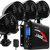 TJ4-Q 1000W Amplificador de 4 canales 4" Rango completo Impe