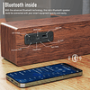 Altavoz Bluetooth Retro de Madera, Mini Altavoces Bluetooth