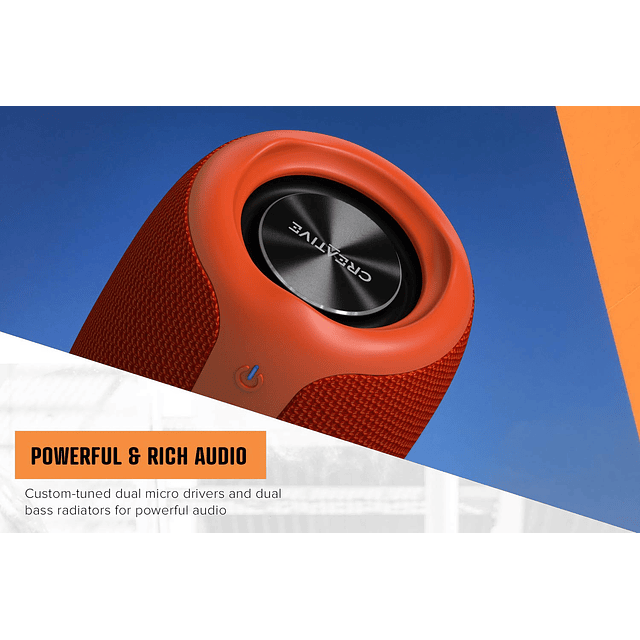 Muvo Play Altavoz Portátil Bluetooth 5.0, IPX7 Resistente al