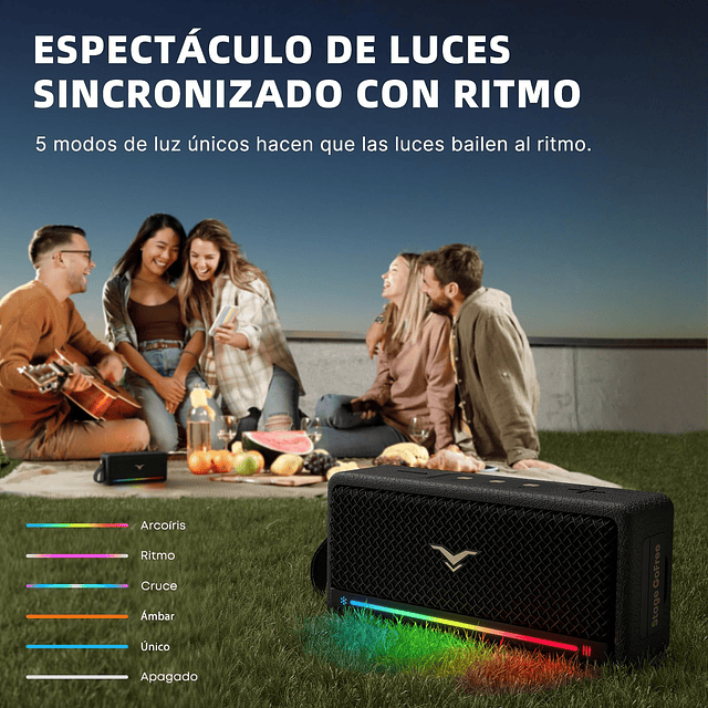 Altavoces Bluetooth portátiles, altavoz inalámbrico impermea