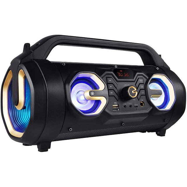 BT-16G Altavoz Boombox Bluetooth Portátil, Interior/Exterior