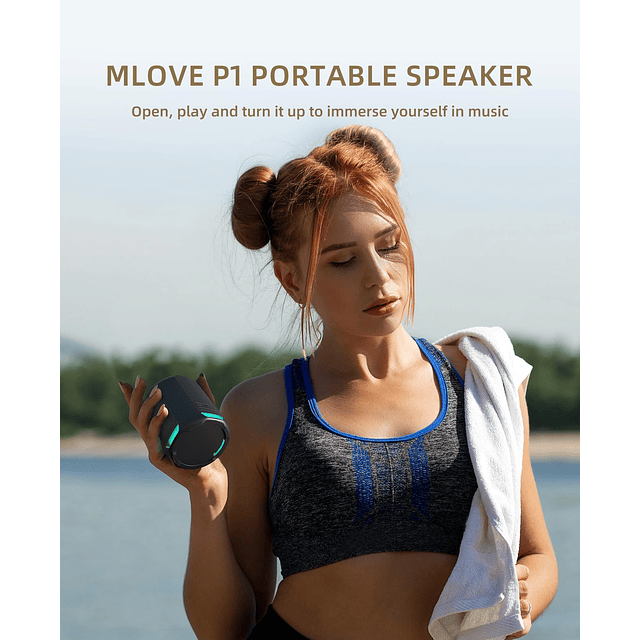 Pequeño Altavoz Bluetooth Impermeable, Altavoces Portátiles