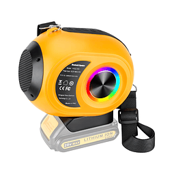 Altavoz Bluetooth para batería Dewalt de 20 V, altavoz inalá