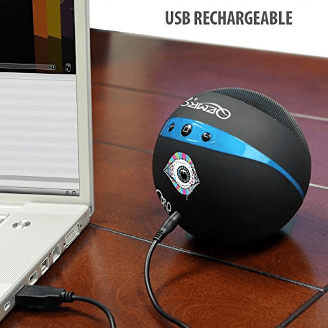 GOgroove QEMRO Q-IRIS Altavoz Bluetooth inalámbrico para uso