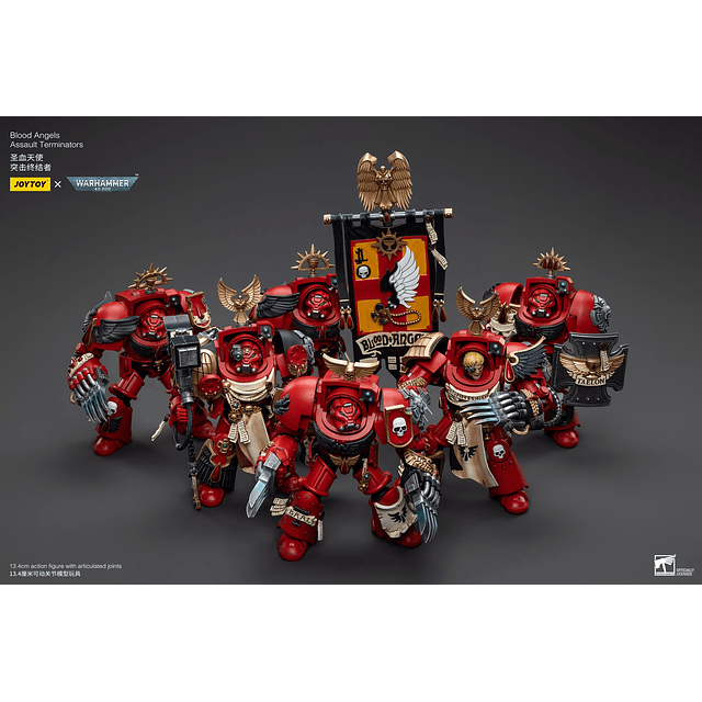 JoyToy Warhammer 40K Blood Angels Assault Terminators Brothe