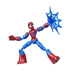 Figura de acción de SpiderMan Marvel Bend and Flex, figura f