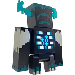 Minecraft Warden Figura de acción con luces, sonidos y modo