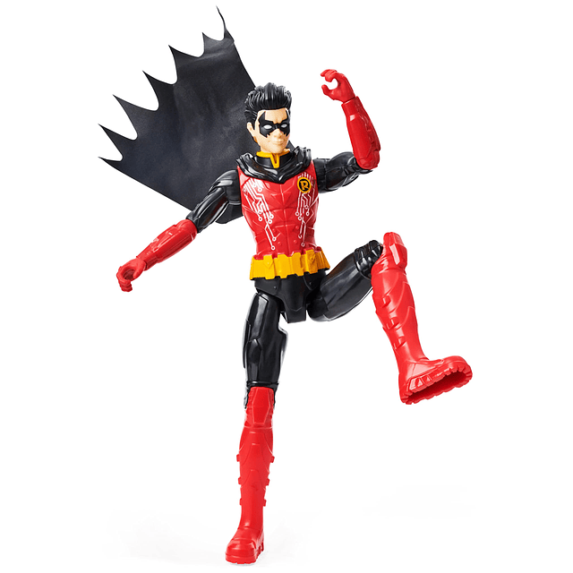 Figura de acción de Robin de Batman de 12 pulgadas traje roj