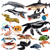 Sea Marine Animal Modelo Sealife Toys Modelo Playsets 18 PCS