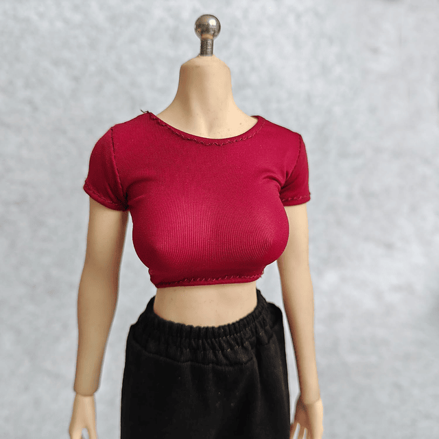 1/6 Escala Figura Muñeca Ropa Camiseta + Pantalón Disfraz pa