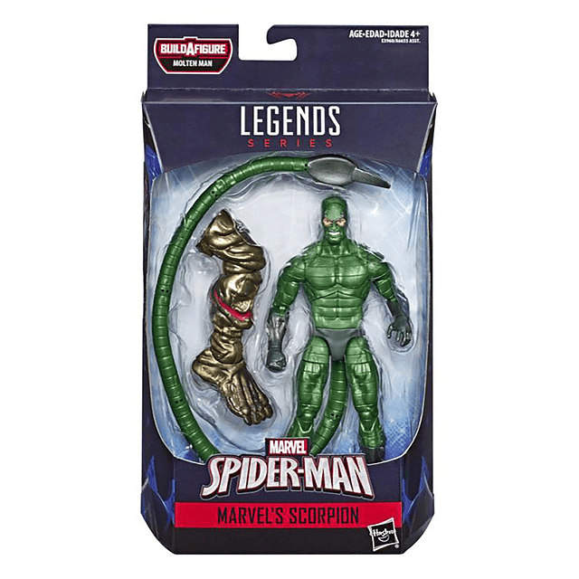 Figura coleccionable del Escorpión de Marvel de SpiderMan Ma