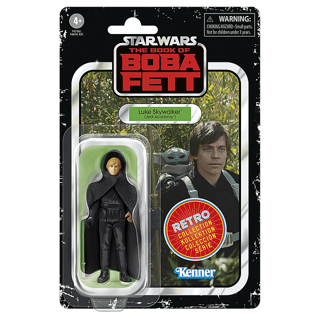 Colección Retro Luke Skywalker Academia Jedi, El Libro de Bo