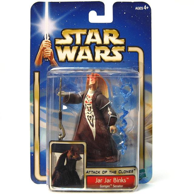 Figura Star Wars El Ataque de los Clones: Jar Jar Binks Sena