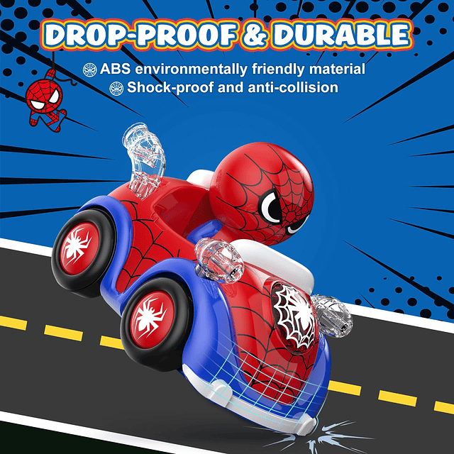 Spider Coche de Control Remoto para niños pequeños, Coches R