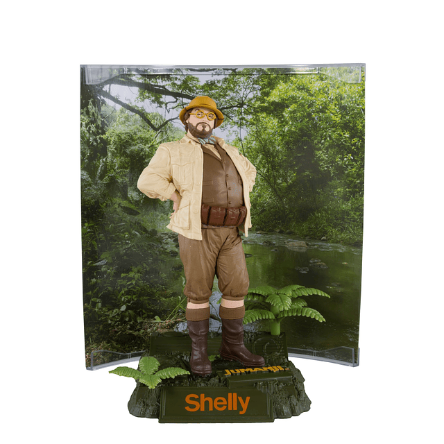 Figura posada del profesor Sheldon Oberon Jumanji de Movie M