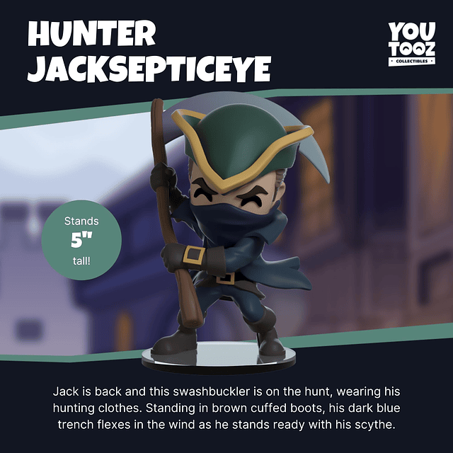 Figura de vinilo Youtooz Jacksepticeye, coleccionable oficia