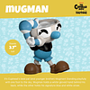 Figura de vinilo Mugman de 3,7 pulgadas, figura de acción de