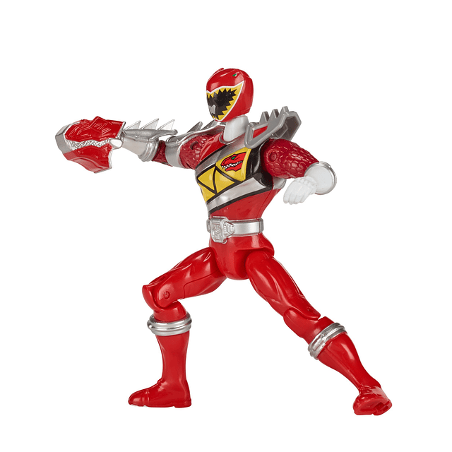 Dino Super Charge Figura de acción Dino Steel Red Ranger de