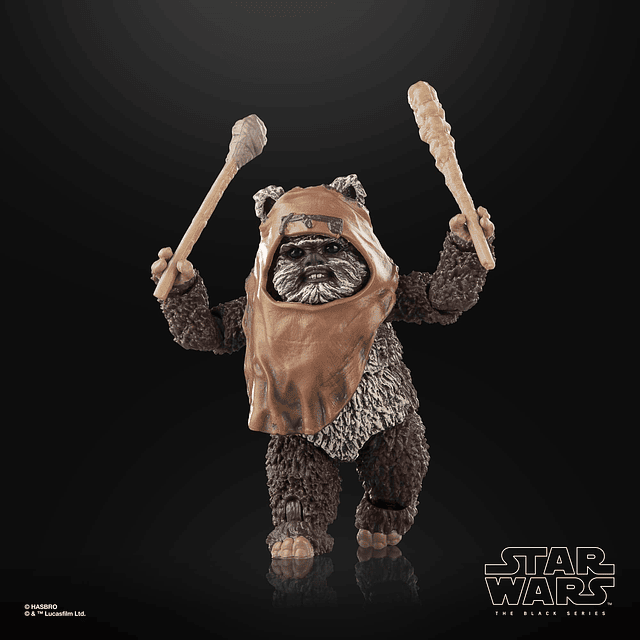 The Black Series Wicket W. Warrick, figuras de acción de 6 p