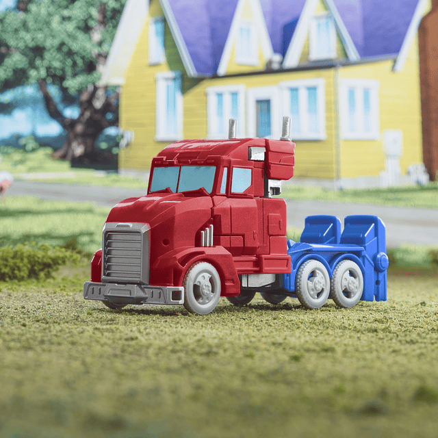 Toys EarthSpark Warrior Class Optimus Prime Figura de acción