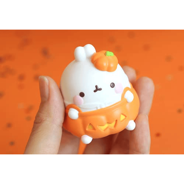 Halloween Molang figuras de acción 6 juego de muñecas en min