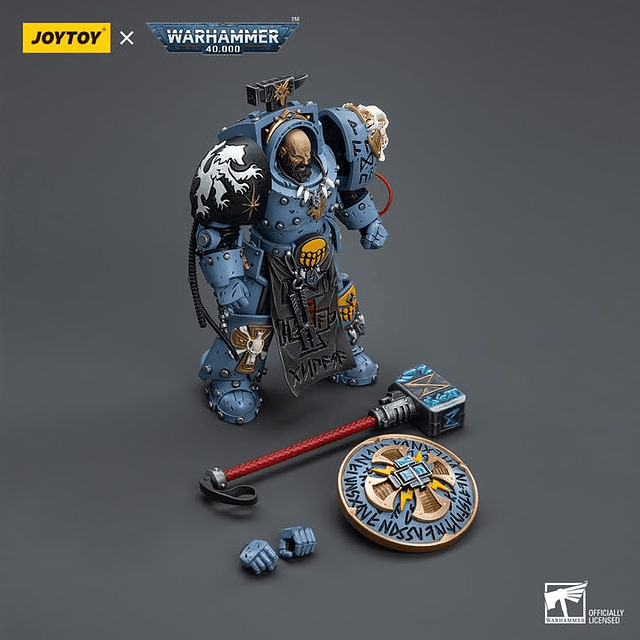 1/18 Warhammer 40,000 Figura de acción Space Wolves Arjac Ro