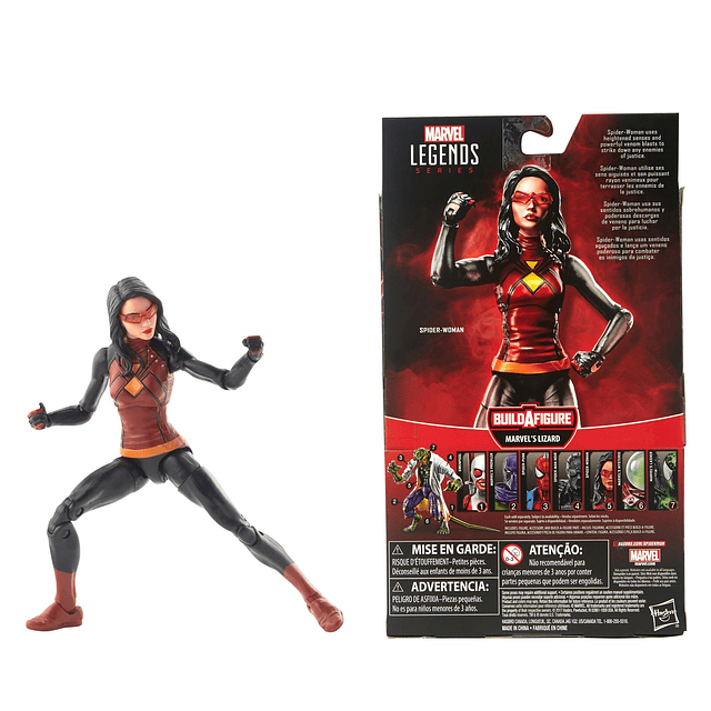 SpiderMan Legends Serie Mujer Araña de 6 pulgadas