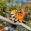 Figura de tigre con cola de ardilla de juguete de 5 pulgadas