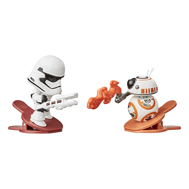 Battle Bobblers First Order Stormtrooper Vs BB8 Figura de ac