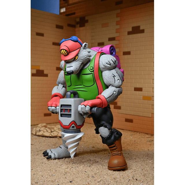 81893 TMNT Cartoon Dirtbag/GROUNDCHUCK Paquete de 2 estatuas