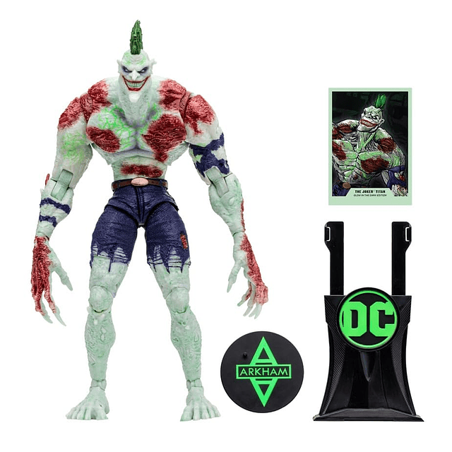 DC Multiverse The Joker Titan, Mega figura que brilla en la