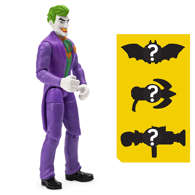 Figura de acción Batman 2020 The Joker de 4 pulgadas de Spin