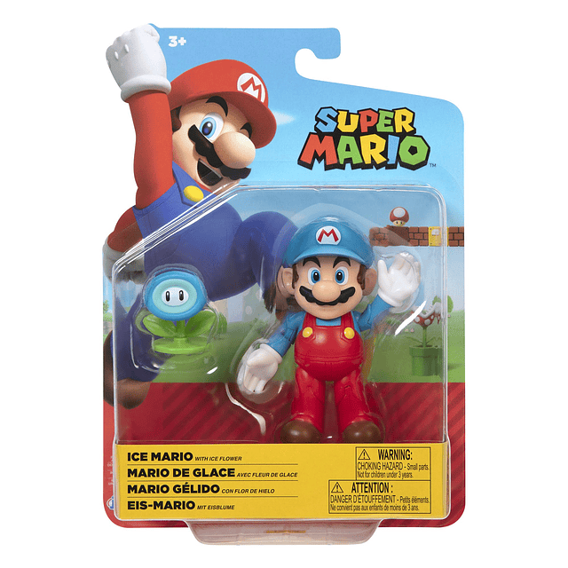 Figura de acción de Super Mario, juguete coleccionable de Ic