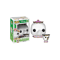 POP Disney: Figura de acción de la Sra. Potts y Chip