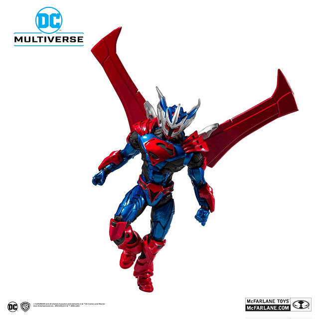 DC Multiverse Superman: Figura de acción de armadura desenca