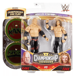 Kane vs Edge Championship Showdown Paquete de 2 figuras de a