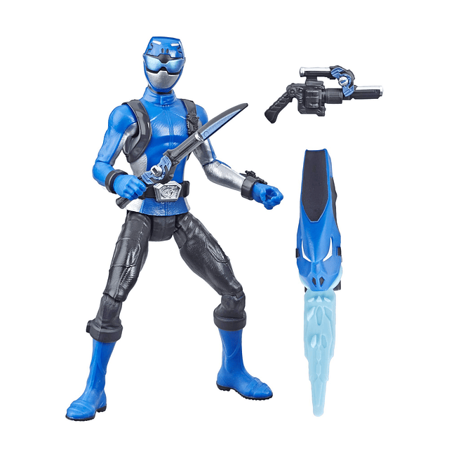 Hasbro Beast Morphers Blue Ranger 6" Figura de acción de jug