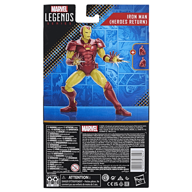 Legends Series Comics Iron Man Heroes Return Figuras de acci