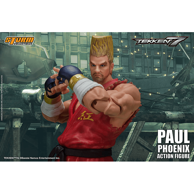 Tekken 7 Paul Phoenix, figura de acción 1/12