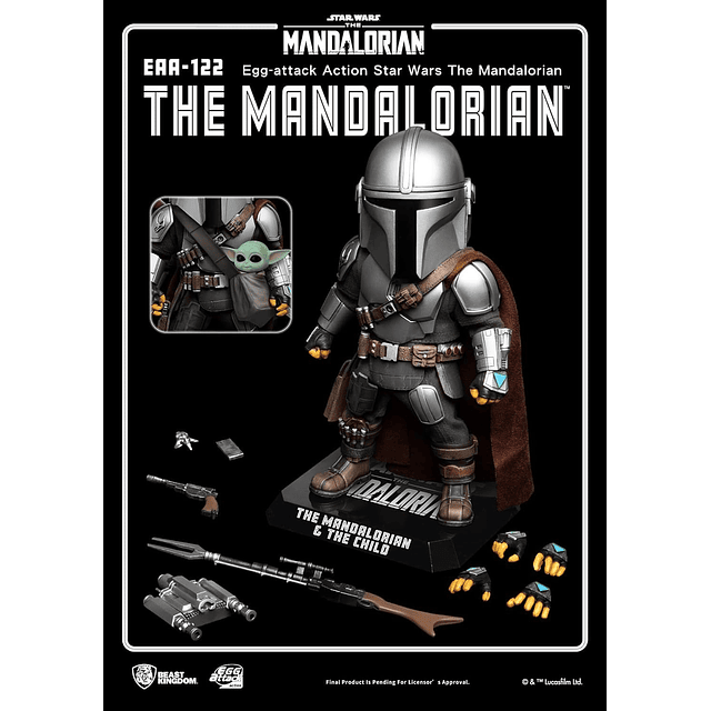 Star Wars: The Mandalorian: The Mandalorian EAA122 Figura de