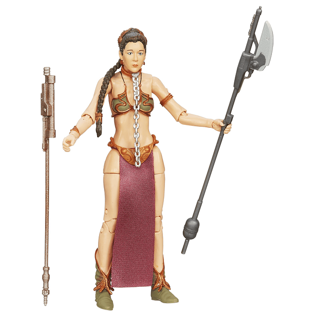 Figura de acción de Star Wars Slave Leia de 6"