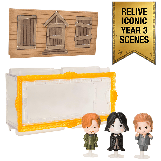 Harry Potter, Micro Magical Moments Año 3 Figura Set con Rem